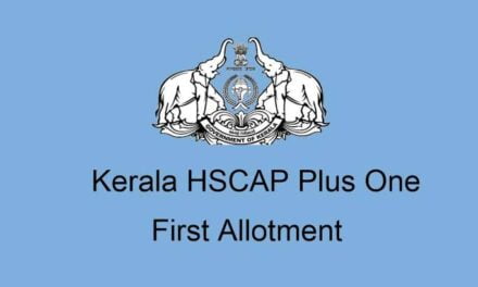 പ്ലസ് വൺ ഒന്നാം അലോട്ട്മെൻറ് ലിസ്റ്റ് ജൂൺ 19 ന്